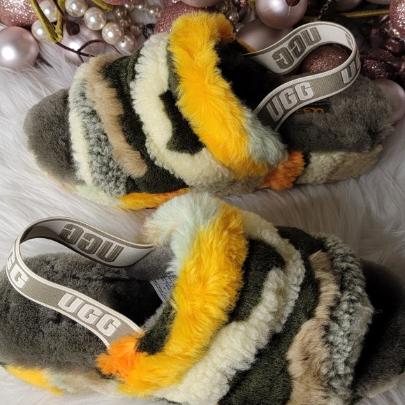 Sheepskin Ugg Fluff Yeah Slide Cali Collage Cali Collage Fluff
